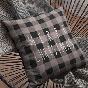 Coussin Plaid Campagnard Joyeux Noël