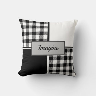 Coussin Plaid de Buffalo de Ferme