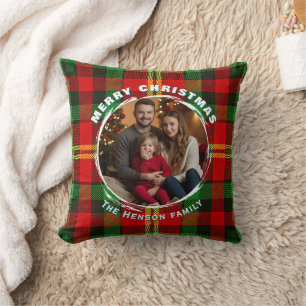 Coussin Plaid de photo de famille personnalisé traditionne