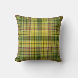 Coussin Plaid multicolore