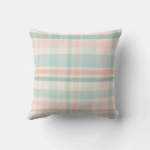Coussin Plaid pastel doux un (Verso)