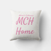 Coussin Plaid Pique-nique Rose (Verso)