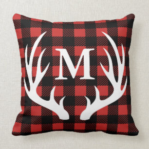 Coussin Plaid rustique de contrôle de Buffalo