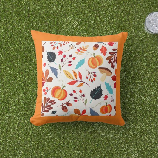 Coussin Plaisirs automnaux (Herbe)