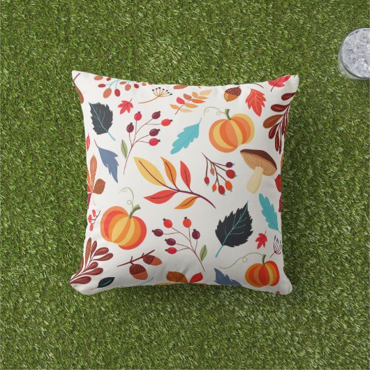 Coussin Plaisirs automnaux (Herbe)