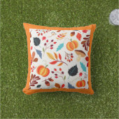 Coussin Plaisirs automnaux (Herbe)