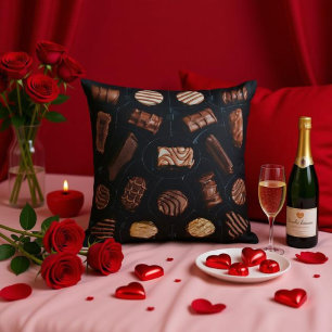 Coussin Plaisirs décadents Motif au chocolat Lance Oreille