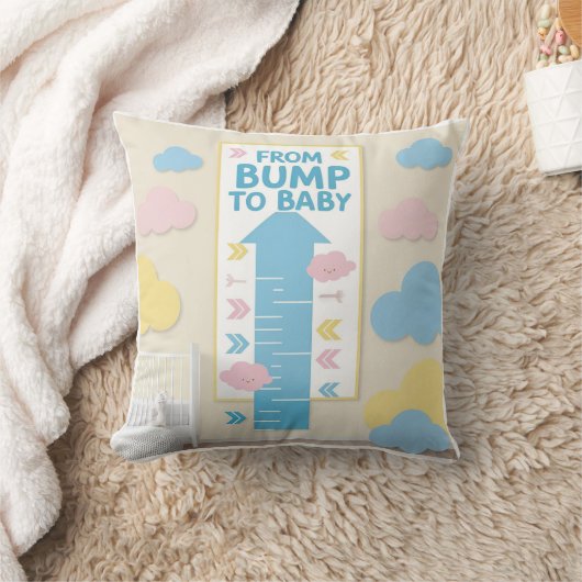 Coussin Plan d'évolution de la croissance des bébés (Couverture)