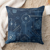 Coussin Plan directeur technique Dessin géométrique (Couverture)