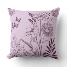 Plan Fleurs Et Papillons Esthétiques