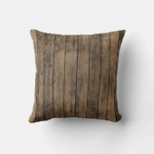 Coussin Planches aspect Bois Rustique #1 Steampunk 3 Monog (Verso)
