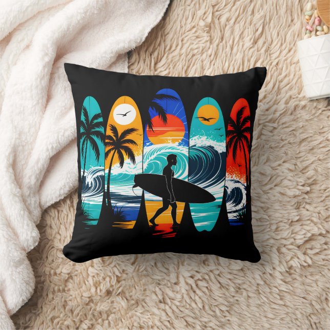 Coussin Planches de surf (Couverture)