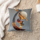 Coussin Planète céleste abstraite de luxe (Couverture)