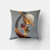 Coussin Planète céleste abstraite de luxe (Verso)