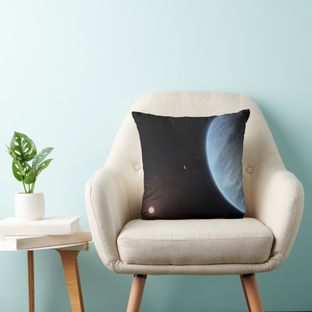 Coussin Planète K2-18b, Étoile Hôte Et Planète Accompagnan (Chaise)