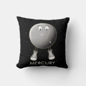Coussin Planète Mercure & Etoiles (Recto)