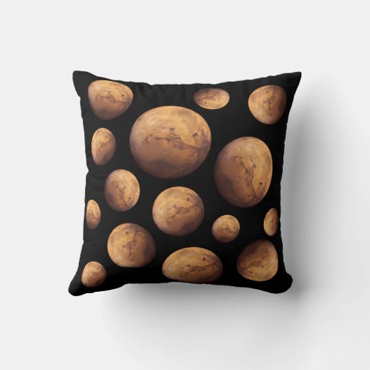 Coussin Planète rouge Mars (Verso)
