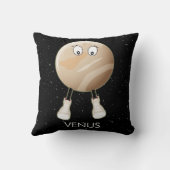 Coussin Planète Vénus & Étoiles (Verso)