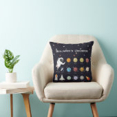 Coussin Planètes cosmiques Astronaut Monogramme Étoiles co (Chaise)