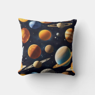 Coussin Planètes spatiales 2