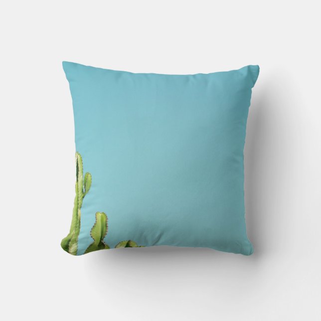 Coussin Plante cactus vert (Recto)
