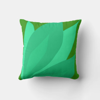 Coussin Plante vert
