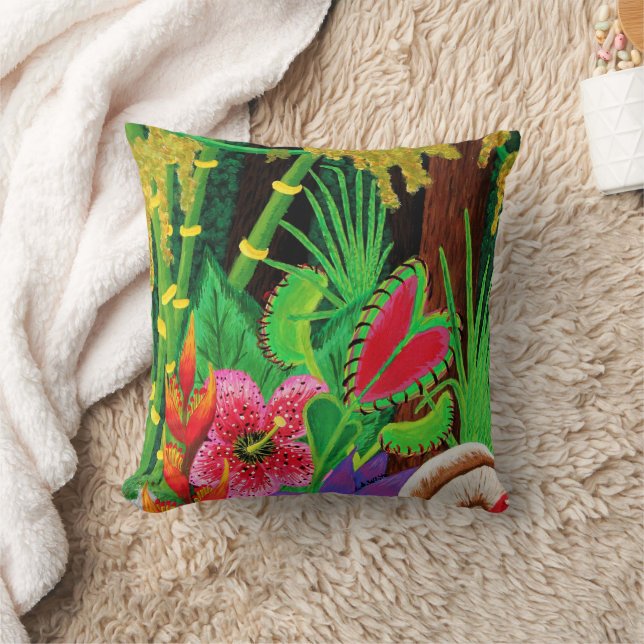 Coussin Plantes de la jungle (Couverture)