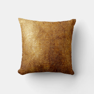 Coussin Plaque métallique ornée classique