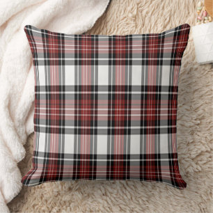 Coussin Plaqué rouge et noir