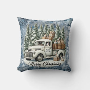 Coussin Plaques en papier de décor de Noël vintage unique