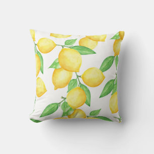 Coussin Plat de citron 16x16