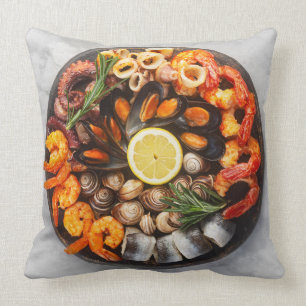 Coussin Plateau de fruits de mer