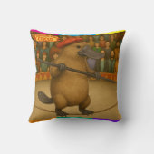 Coussin Platon ornithorynque funambule (Verso)