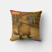 Coussin Platon ornithorynque funambule (Recto)