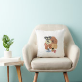 Coussin Playful Puppies Pattern Decorative Pillow (Chaise)