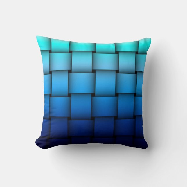 Coussin Playté Bleu Deux Tons (Recto)