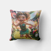 Coussin Plein de fée du bonheur (Verso)