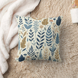 Coussin plein d'herbe et d'arbres