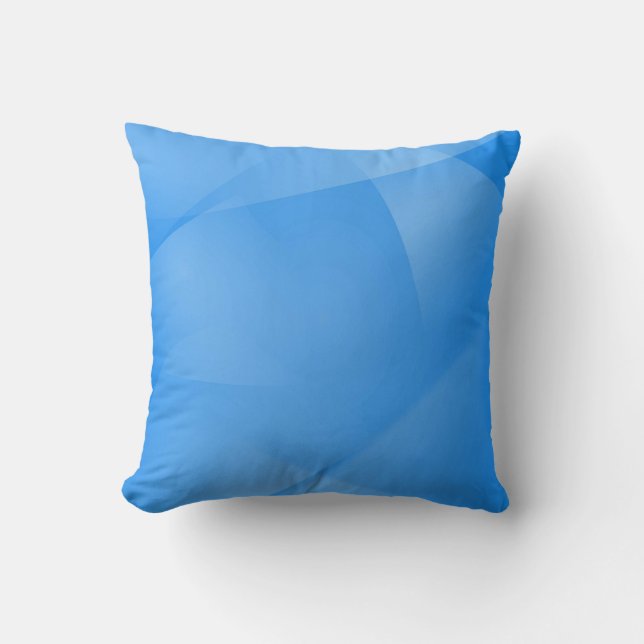 Coussin Plières Bleus Délicats (Recto)