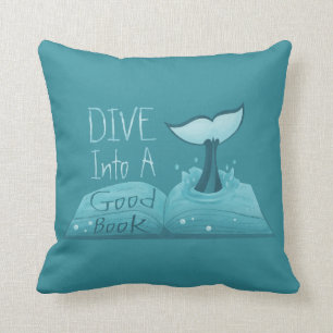 Coussin Plongez dans un bon livre