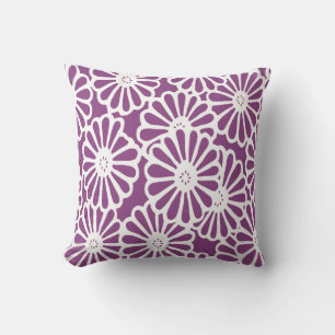 Coussin Plum Asiatique Moods Floral