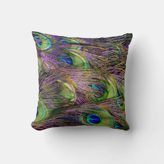 Coussin Plume de paon  (Recto)