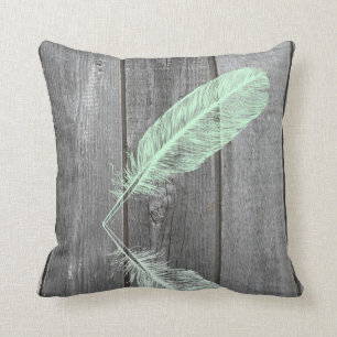 Coussin Plume en bon état et rose