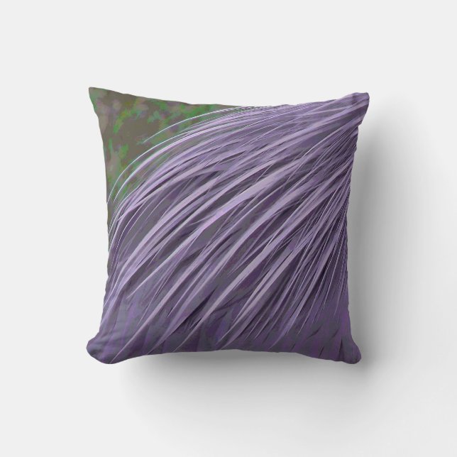 Coussin Plumes Bleues de Lavande (Recto)
