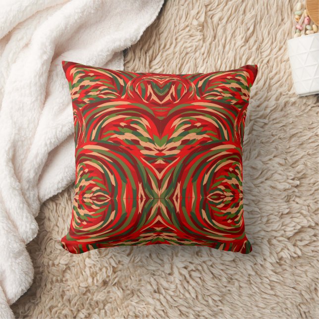 Coussin Plumes de flamant rose vibrant (Couverture)