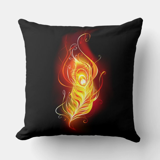 Coussin Plumes de paquetage de feu (Recto)