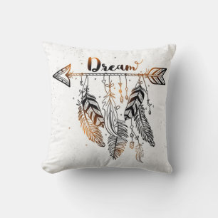 Coussin Plumes de rêve bohème