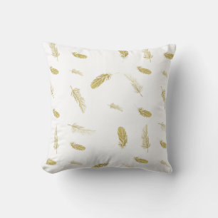 Coussin Plumes d'or