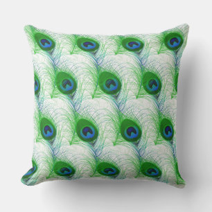 Coussin Plumes d'oreiller-peacock extérieur
