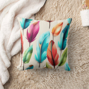 Coussin Plumes tape-à-l'œil